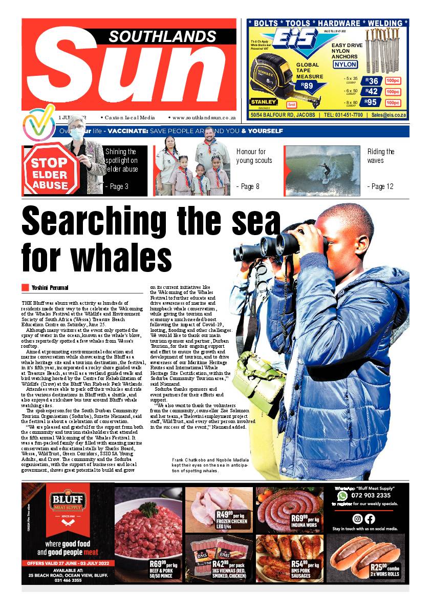 Southlands Sun 1 July 2022 page 1
