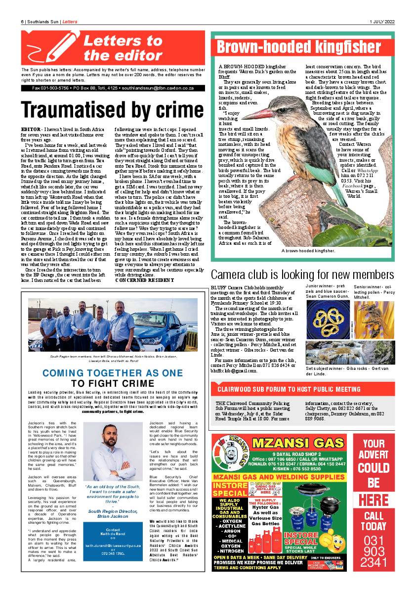 Southlands Sun 1 July 2022 page 6