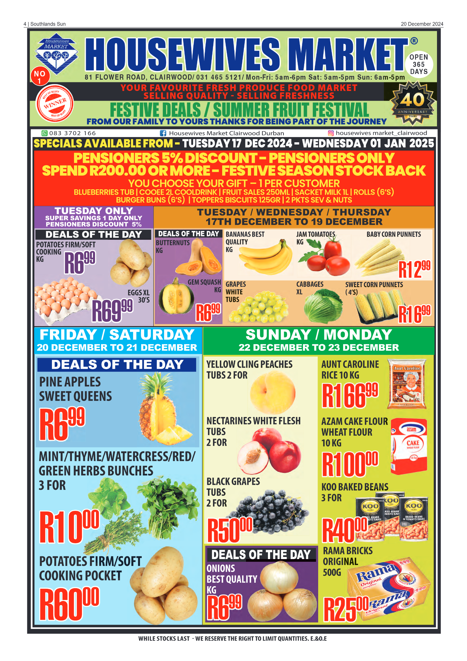 Southlands Sun 20 December 2024 page 4