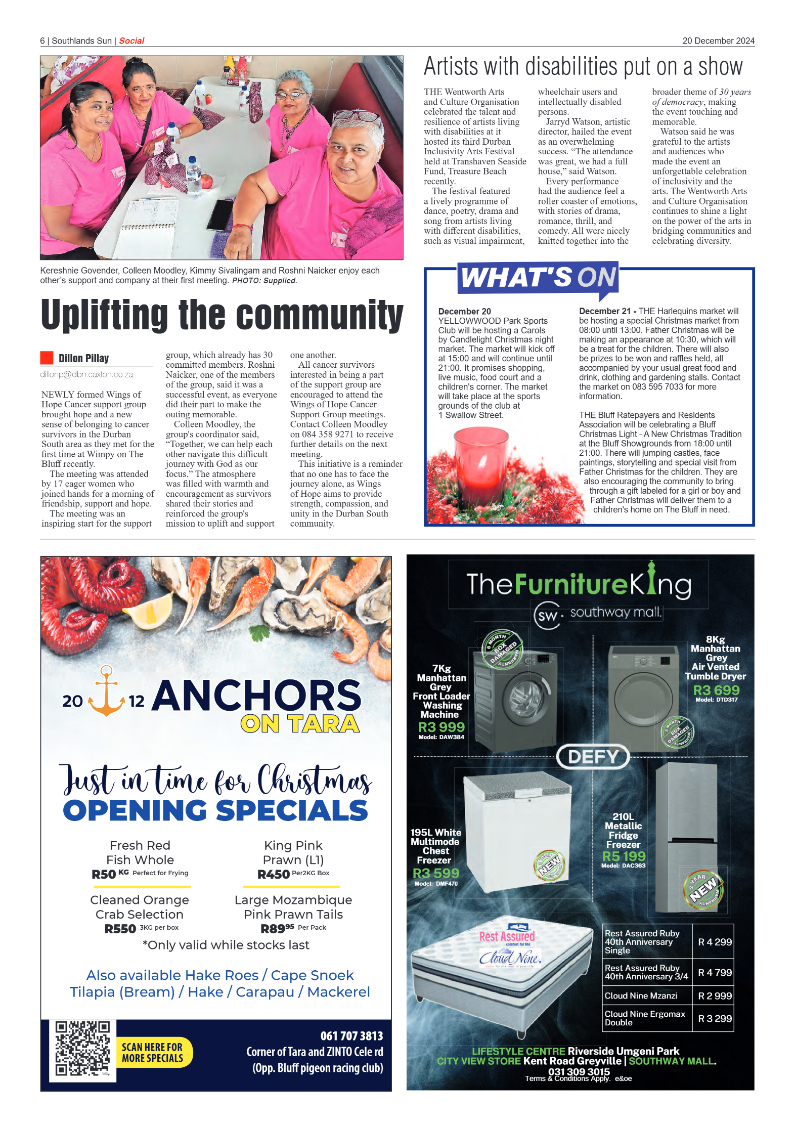 Southlands Sun 20 December 2024 page 6