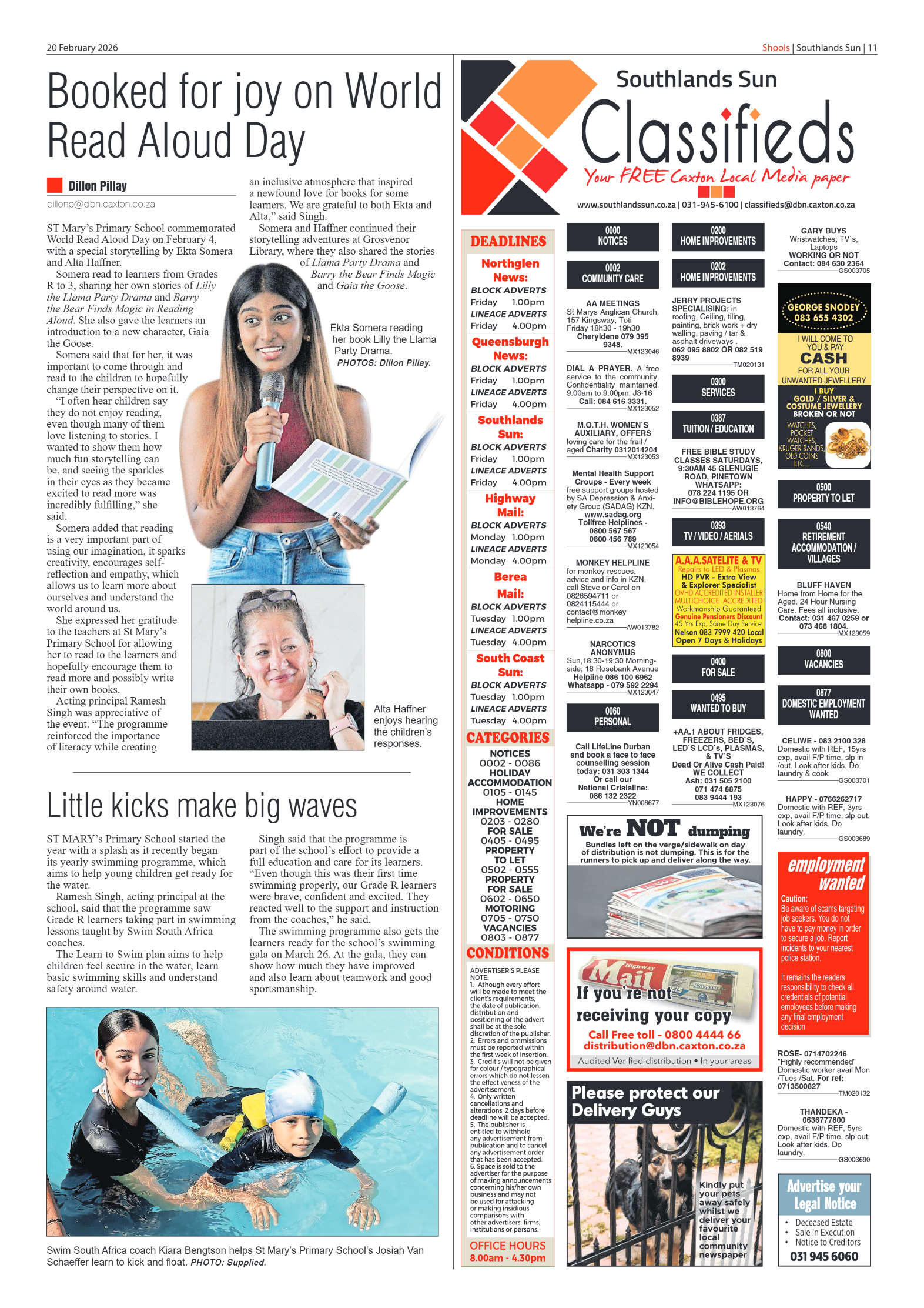 Southlands Sun 20 February 2026 page 11