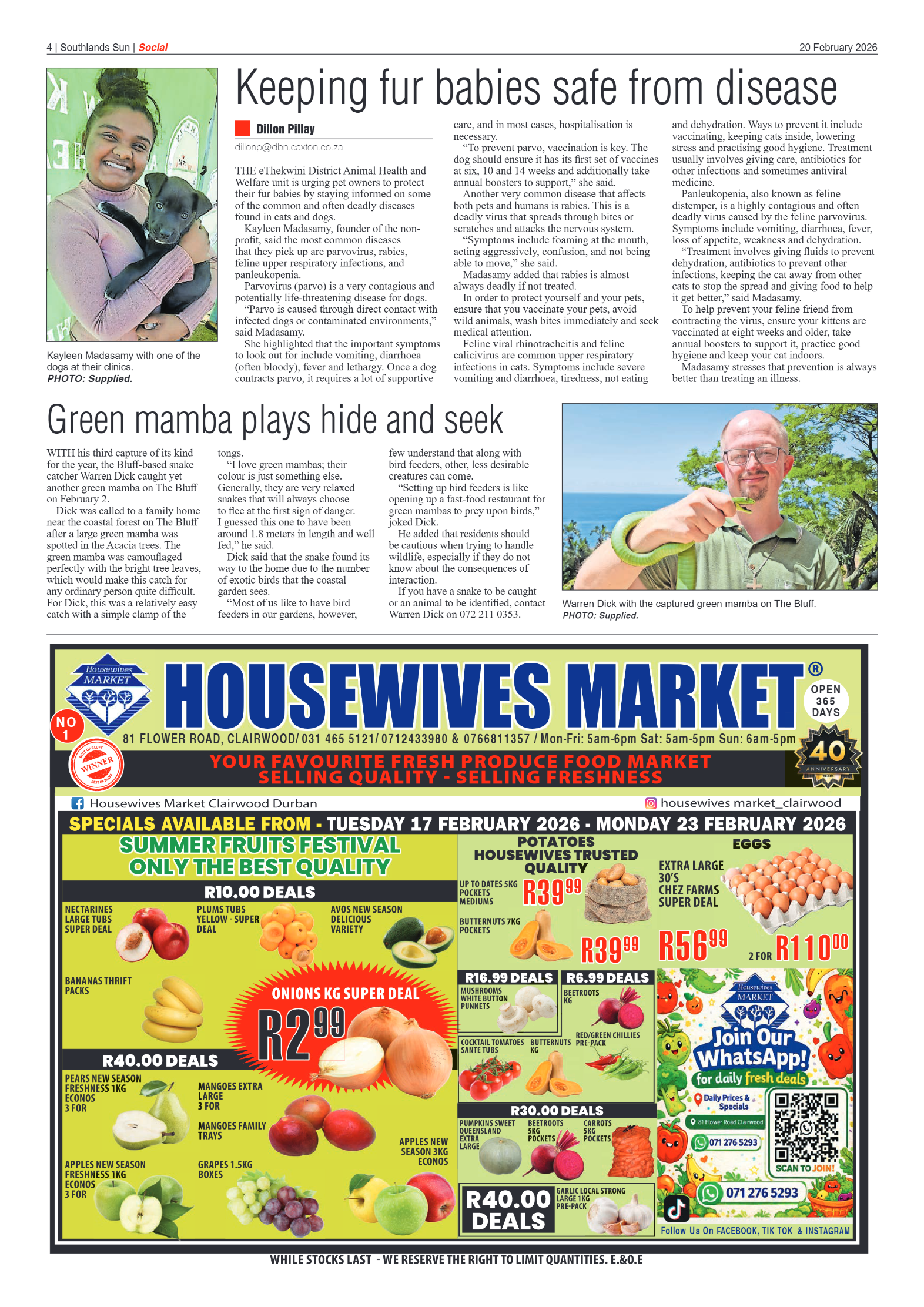 Southlands Sun 20 February 2026 page 4