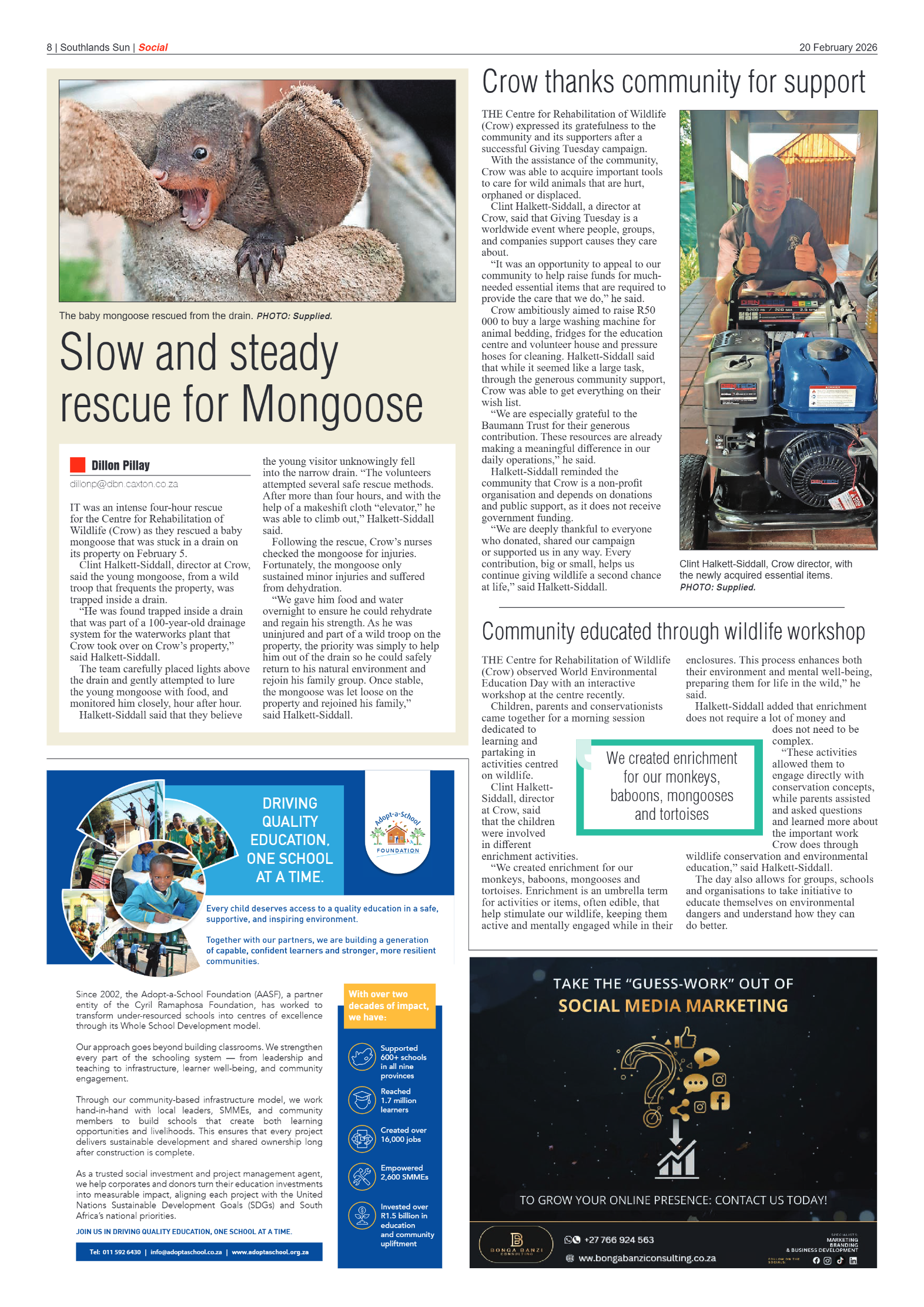 Southlands Sun 20 February 2026 page 8