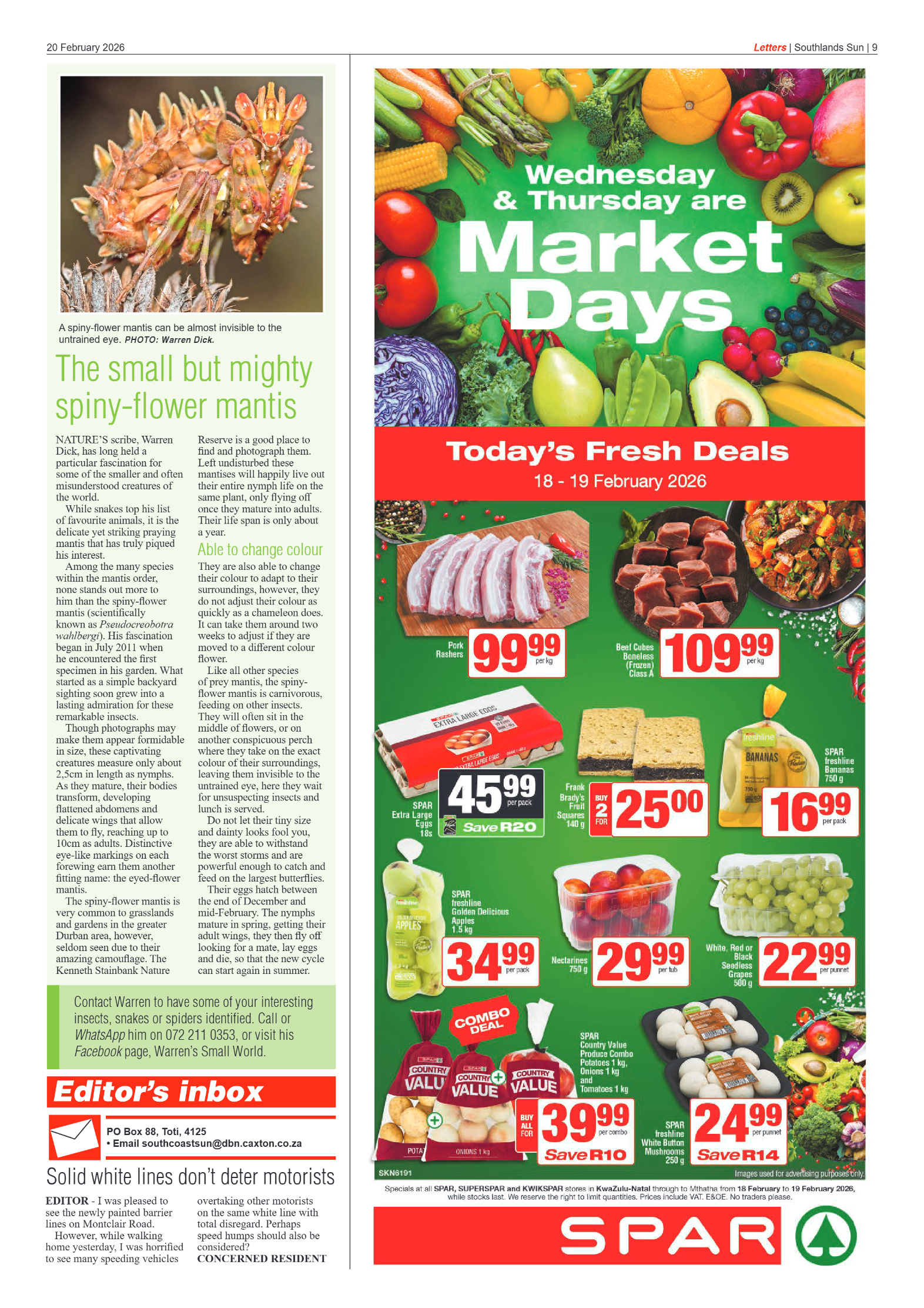 Southlands Sun 20 February 2026 page 9