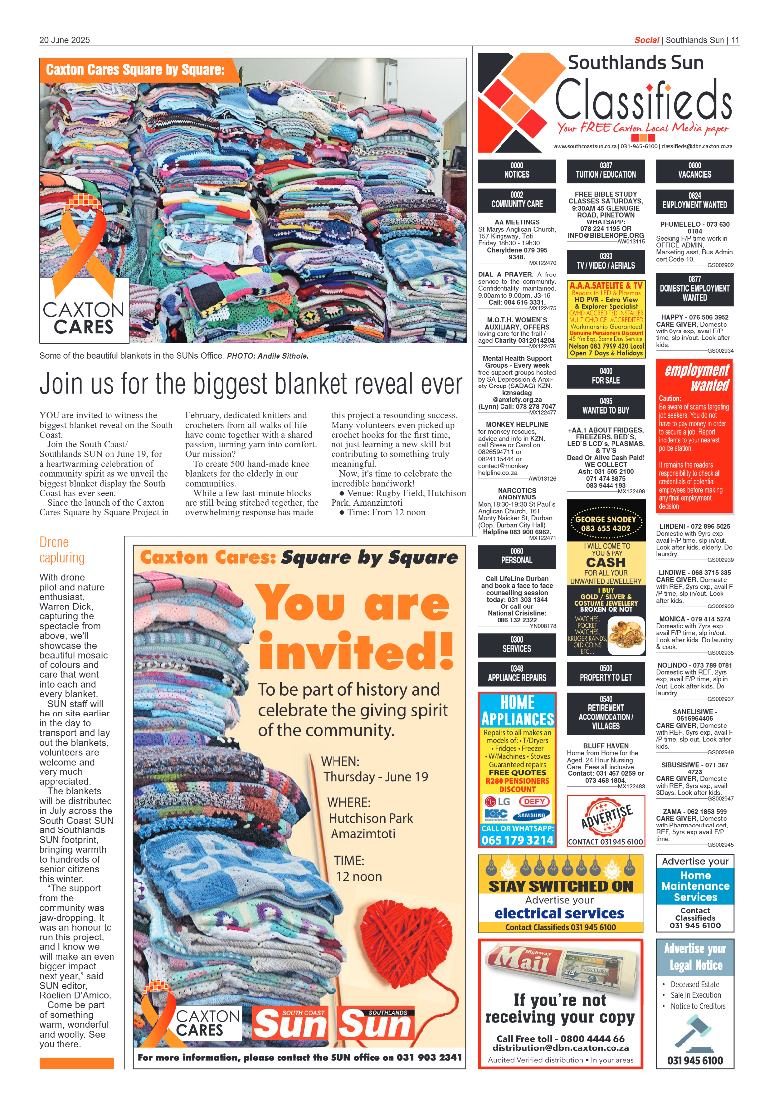 Southlands Sun 20 June 2025 page 11