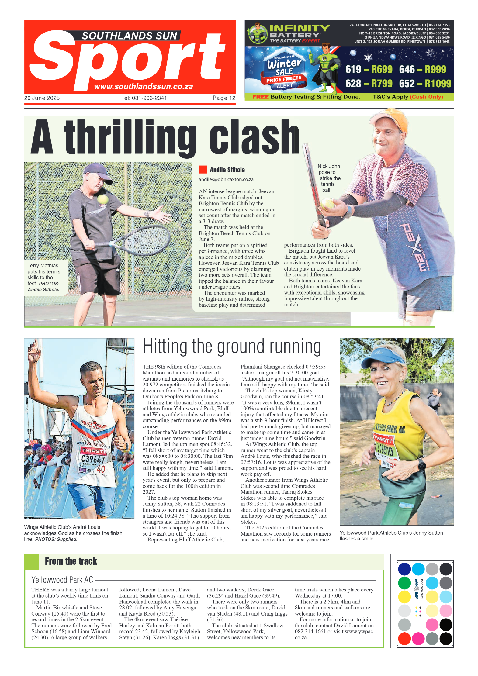 Southlands Sun 20 June 2025 page 12