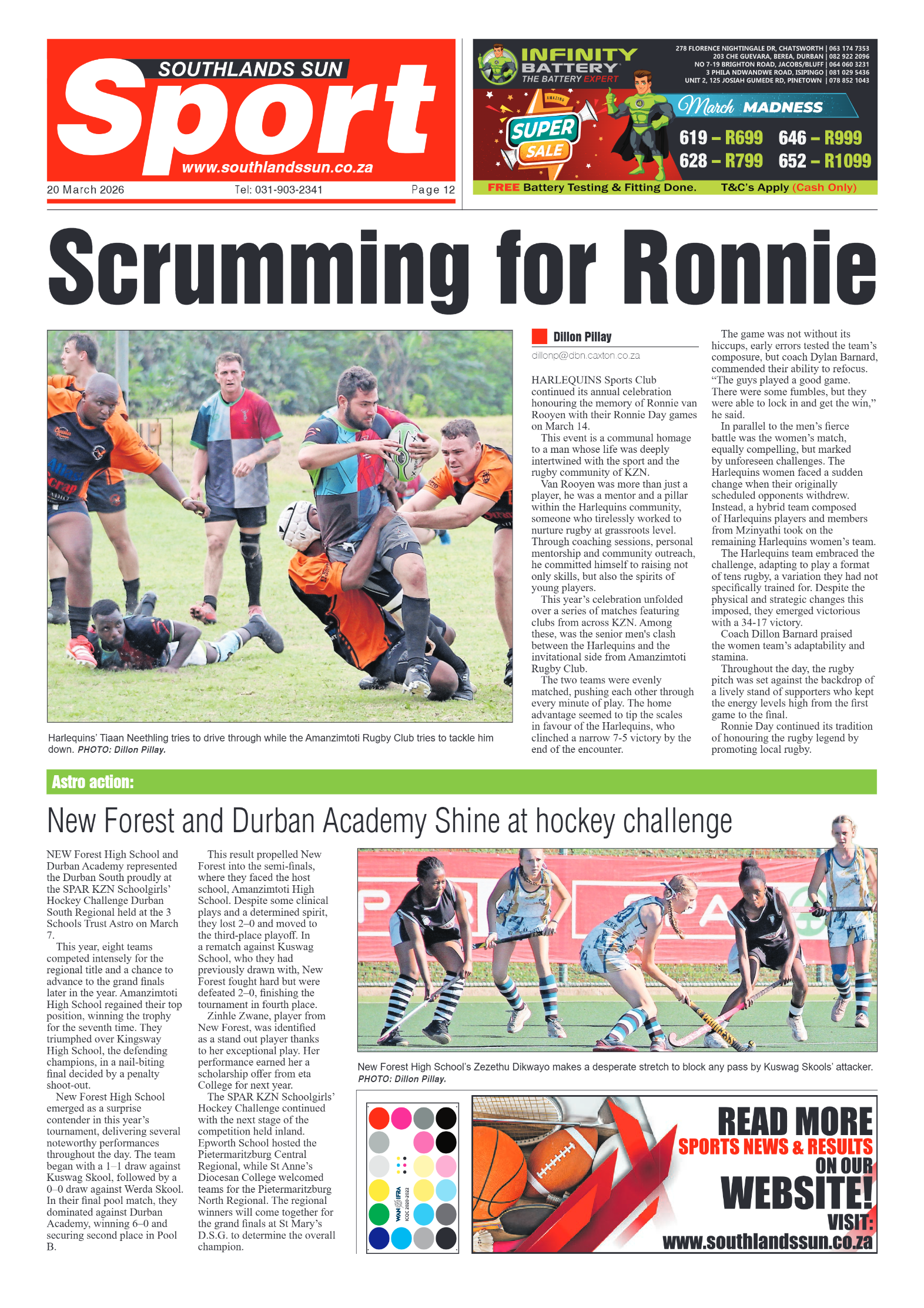 Southlands Sun 20 March 2026 page 12