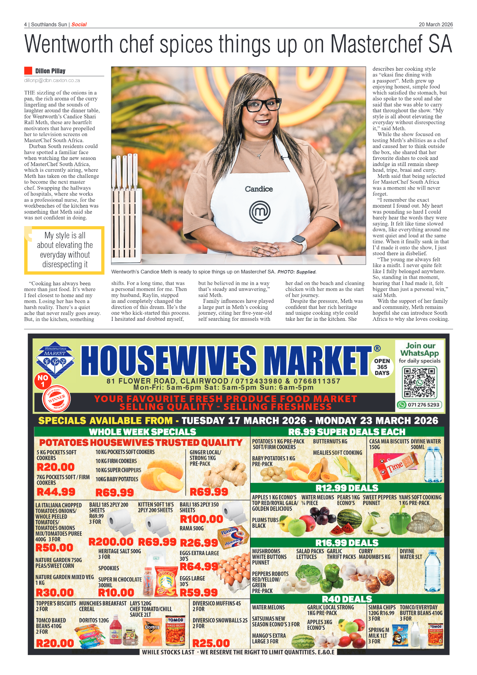 Southlands Sun 20 March 2026 page 4