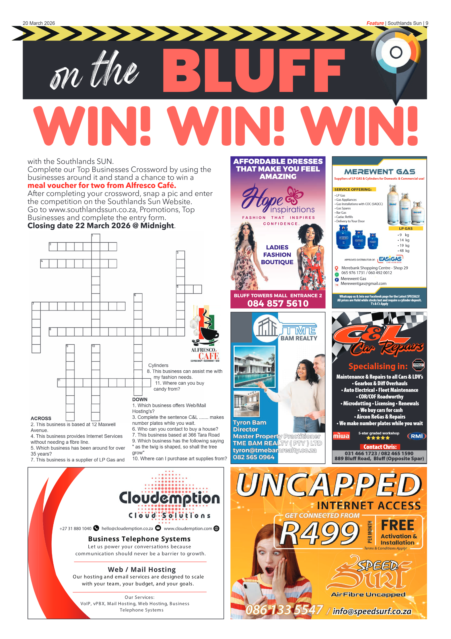 Southlands Sun 20 March 2026 page 9