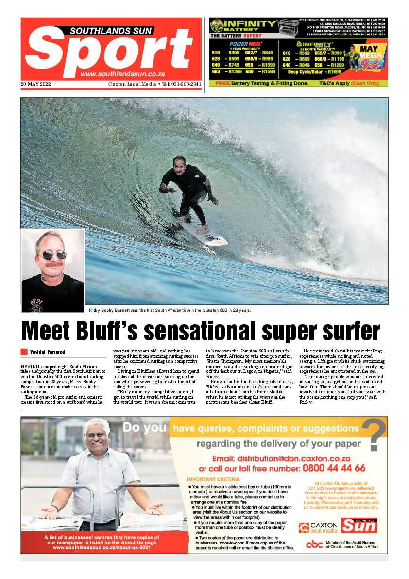 Southlands Sun 20 May 2022 page 12