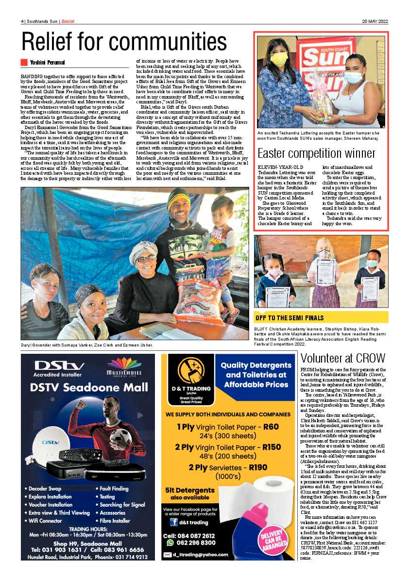 Southlands Sun 20 May 2022 page 4
