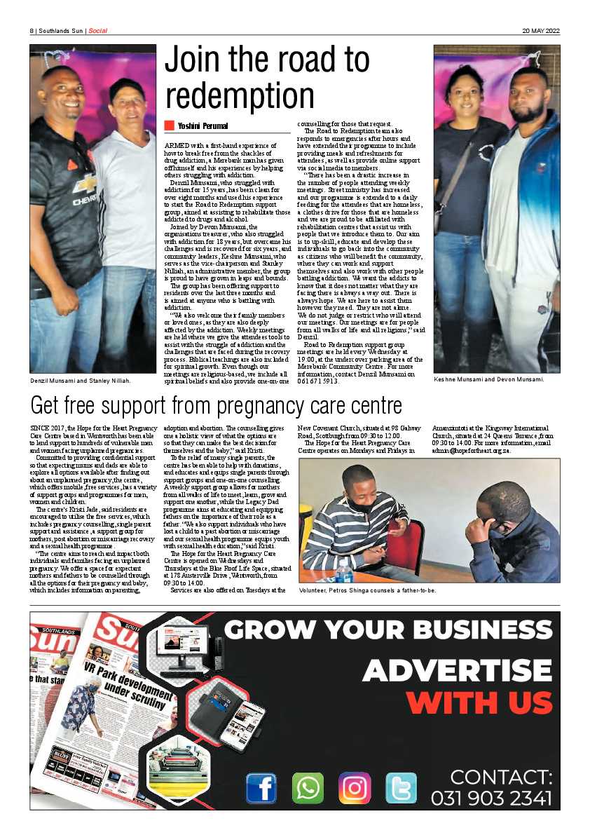 Southlands Sun 20 May 2022 page 8