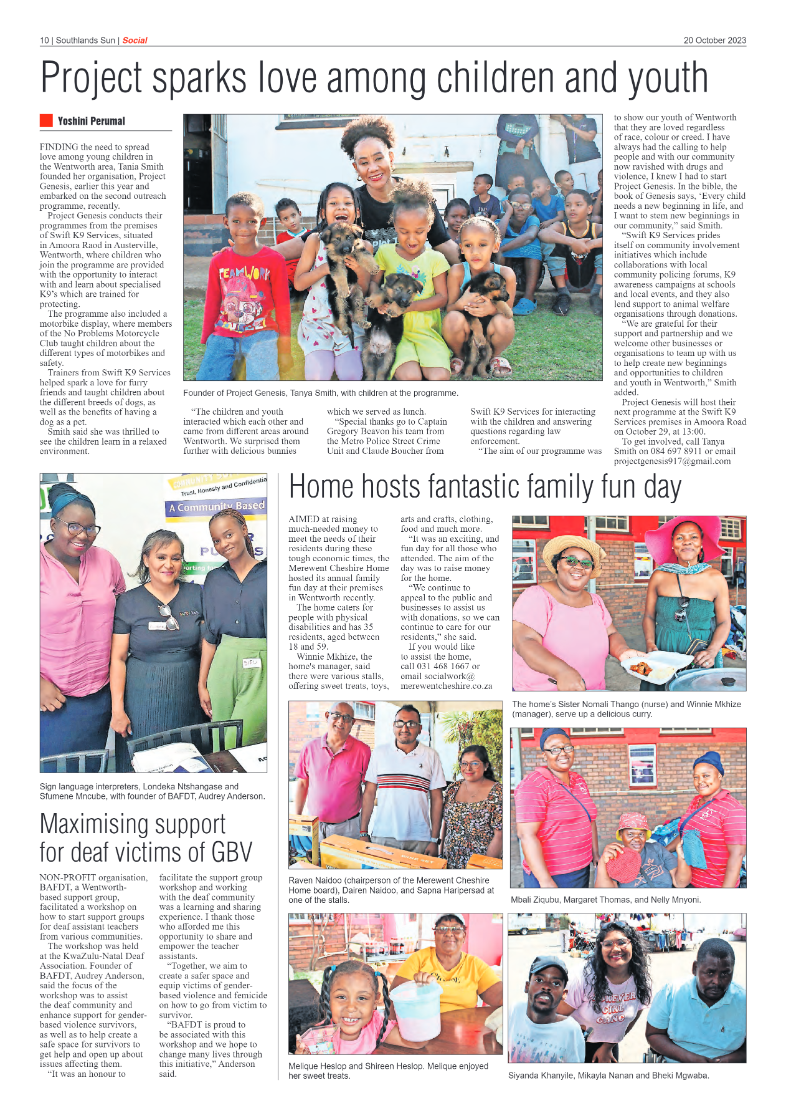 Southlands Sun 20 October 2023 page 10