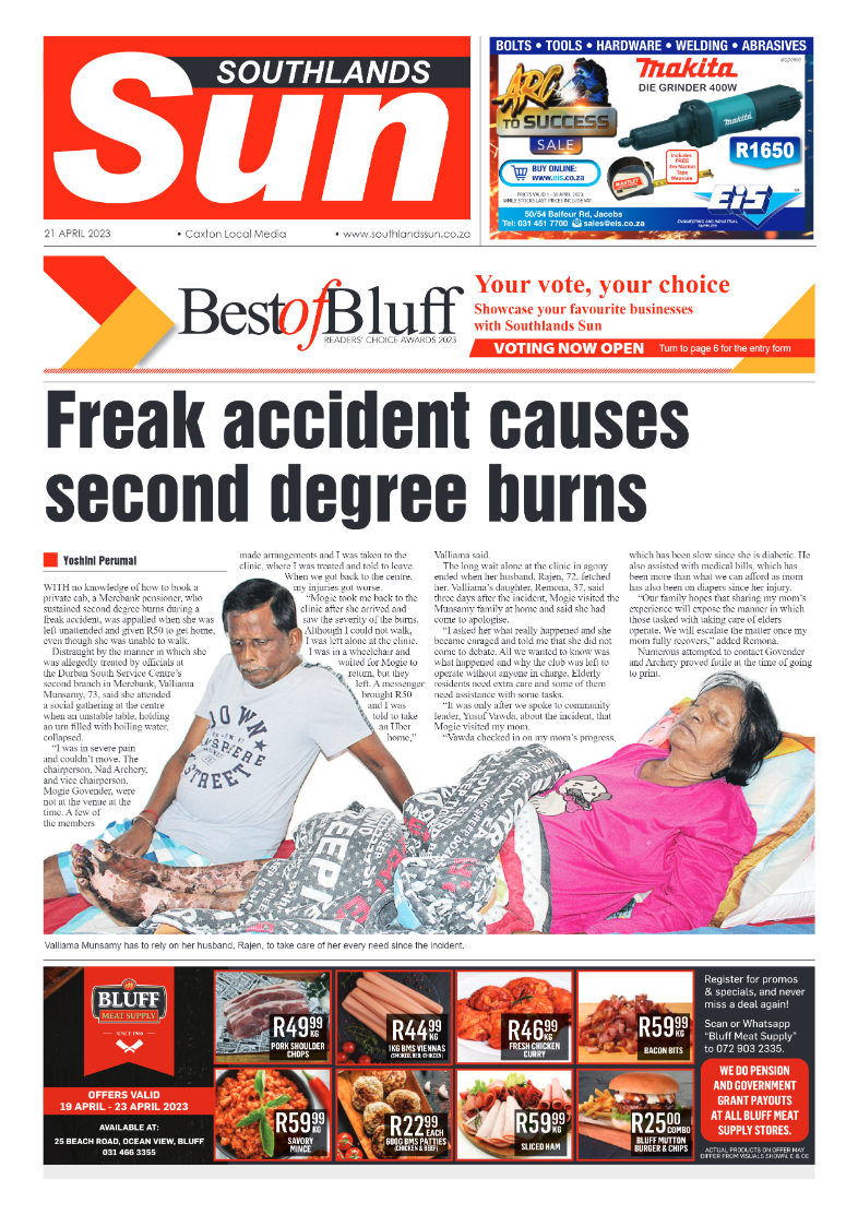 Southlands Sun 21 April 2023 page 1