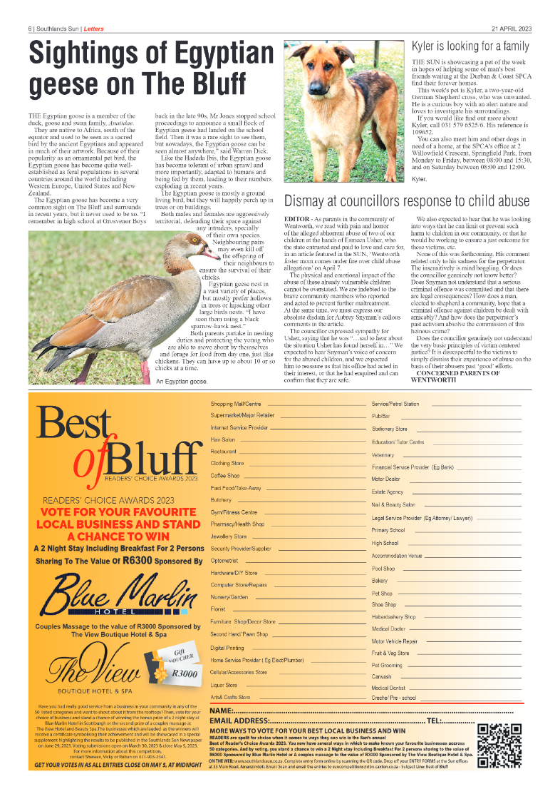 Southlands Sun 21 April 2023 page 6
