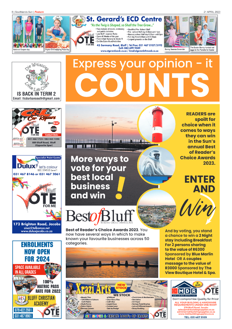 Southlands Sun 21 April 2023 page 8