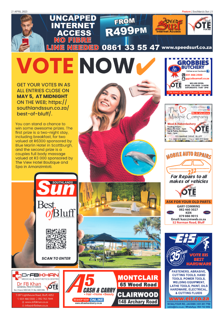 Southlands Sun 21 April 2023 page 9