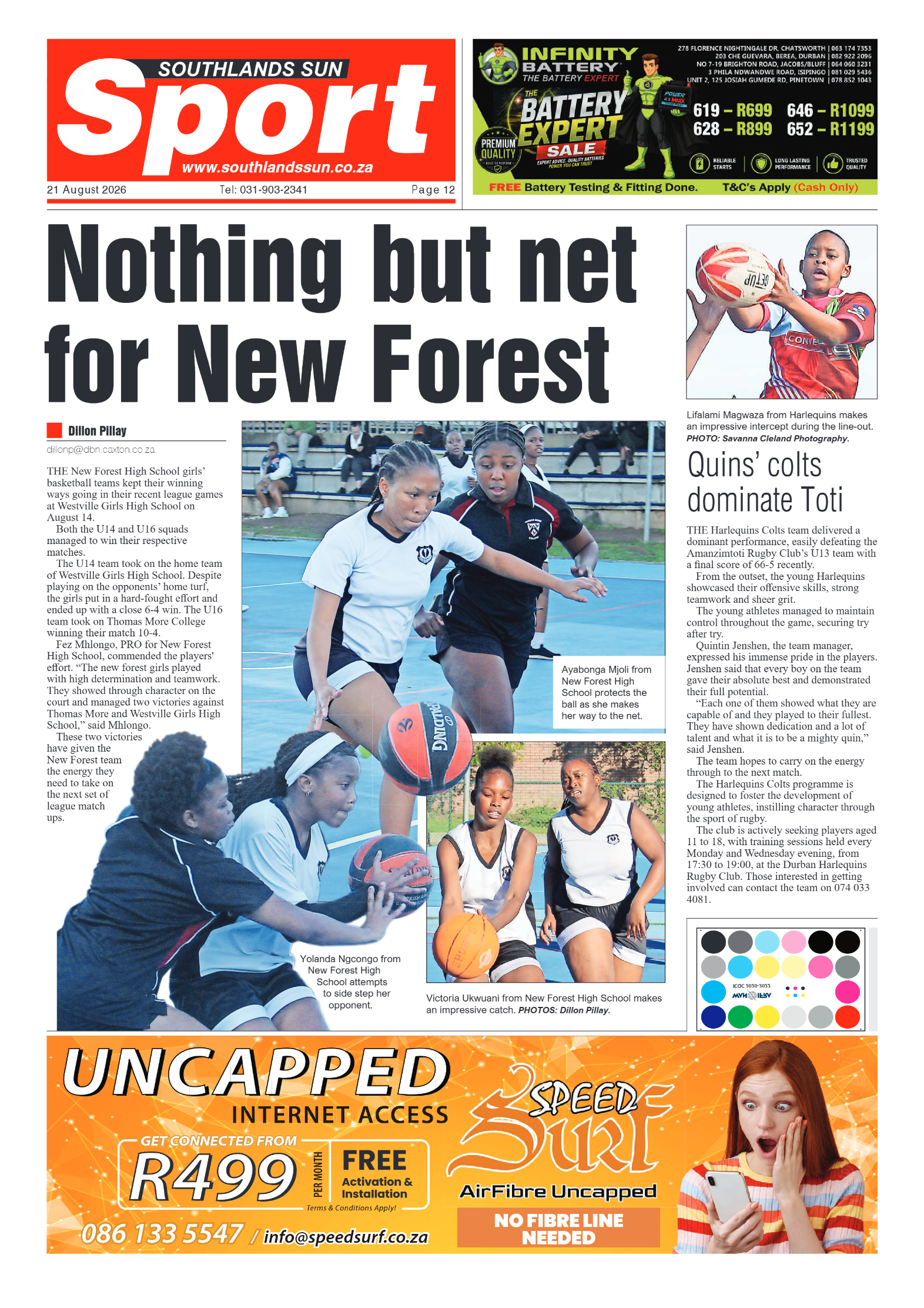 Southlands Sun 21 August 2026 page 12
