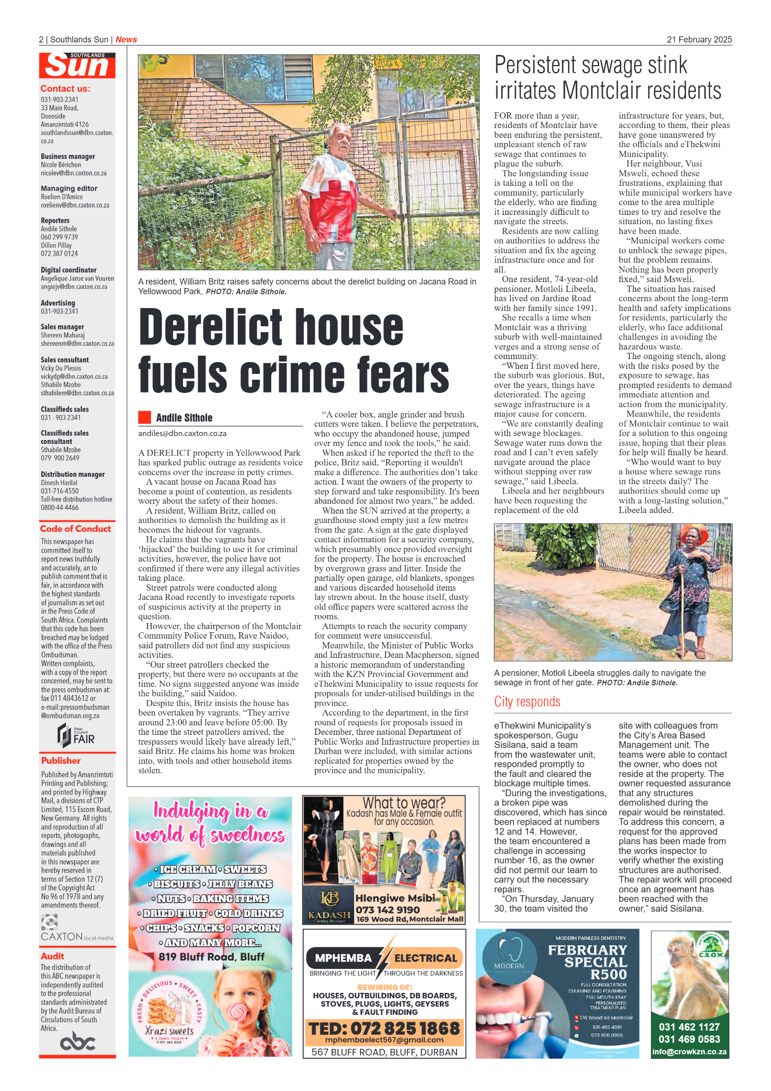 Southlands Sun 21 February 2025 page 2