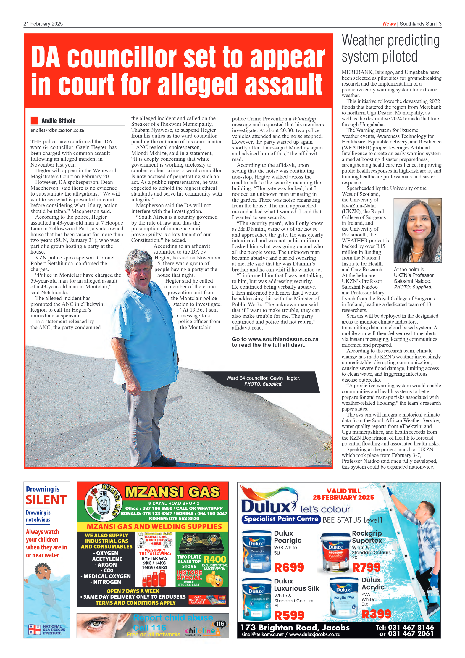 Southlands Sun 21 February 2025 page 3