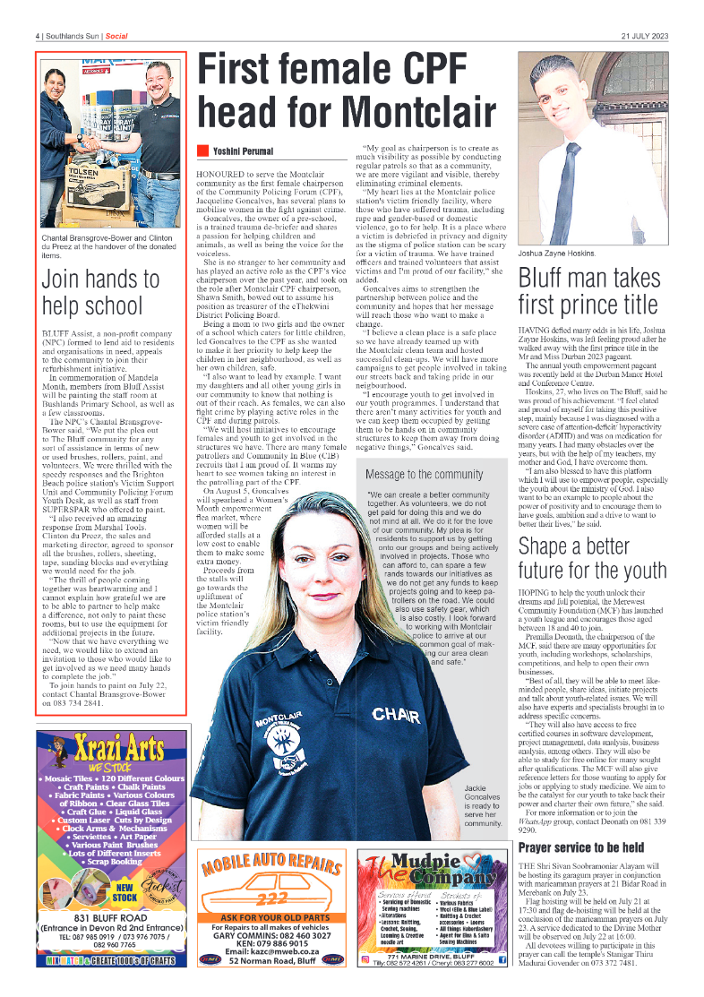 Southlands Sun 21 July 2023 page 4