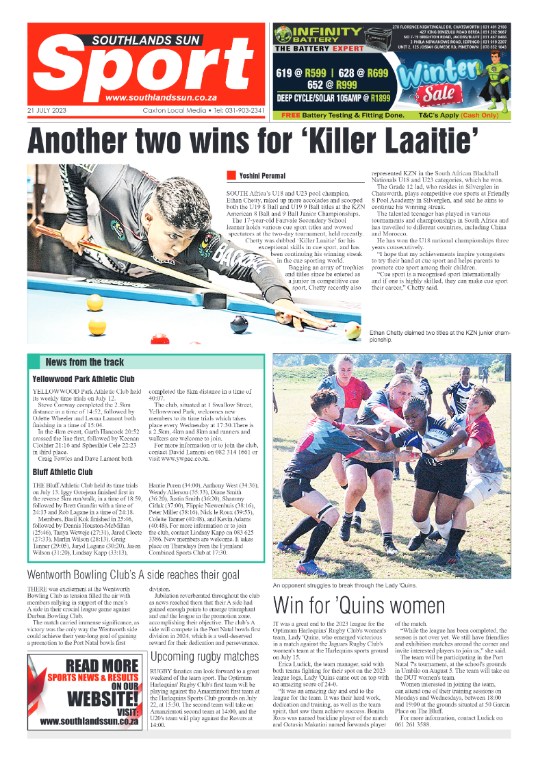 Southlands Sun 21 July 2023 page 8