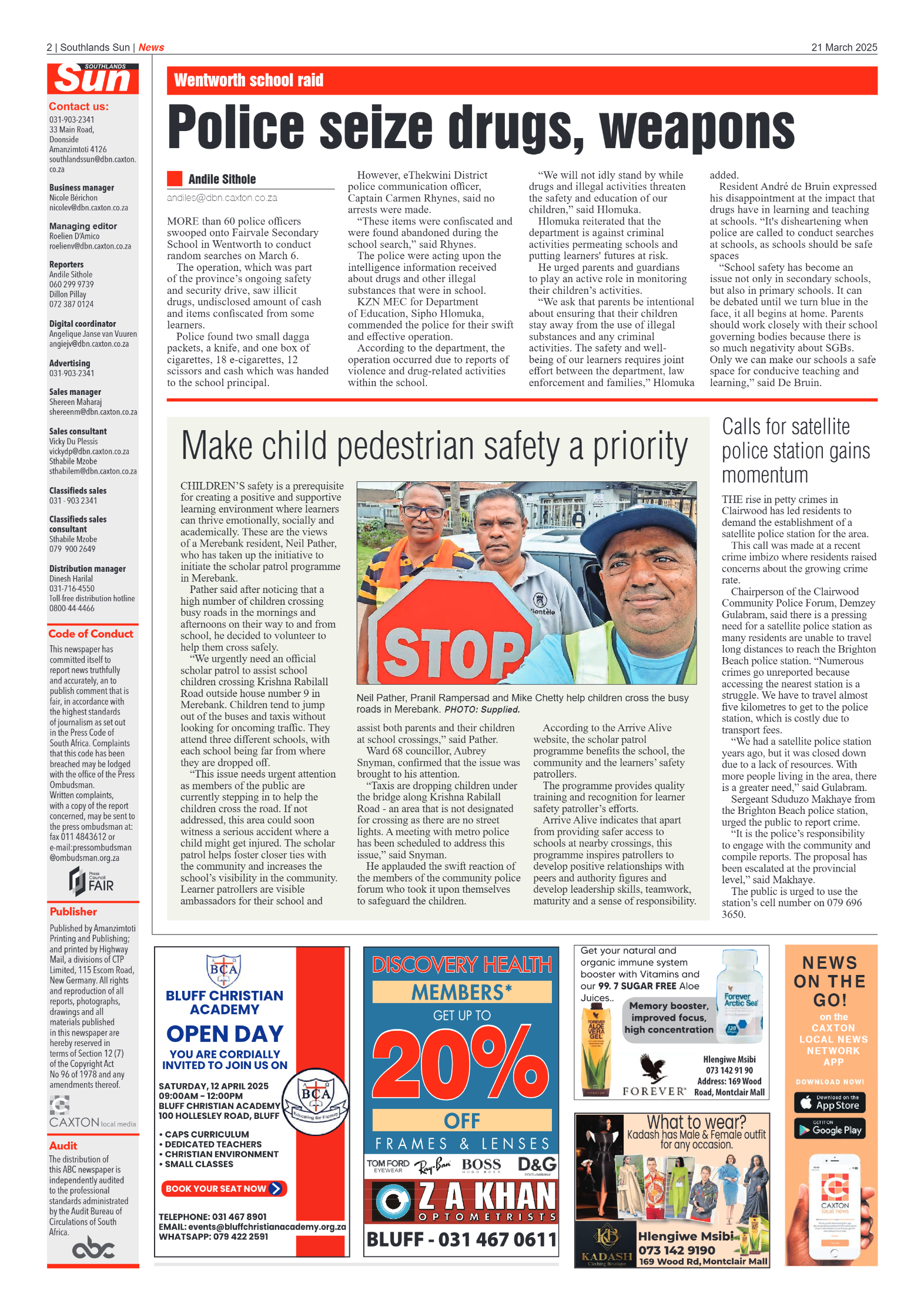 Southlands Sun 21 March 2025 page 2
