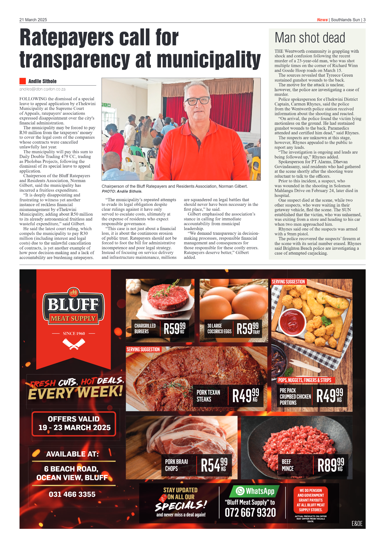 Southlands Sun 21 March 2025 page 3