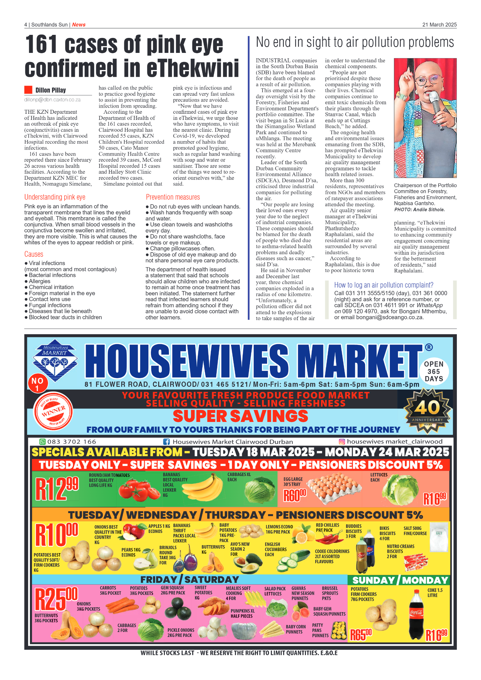Southlands Sun 21 March 2025 page 4