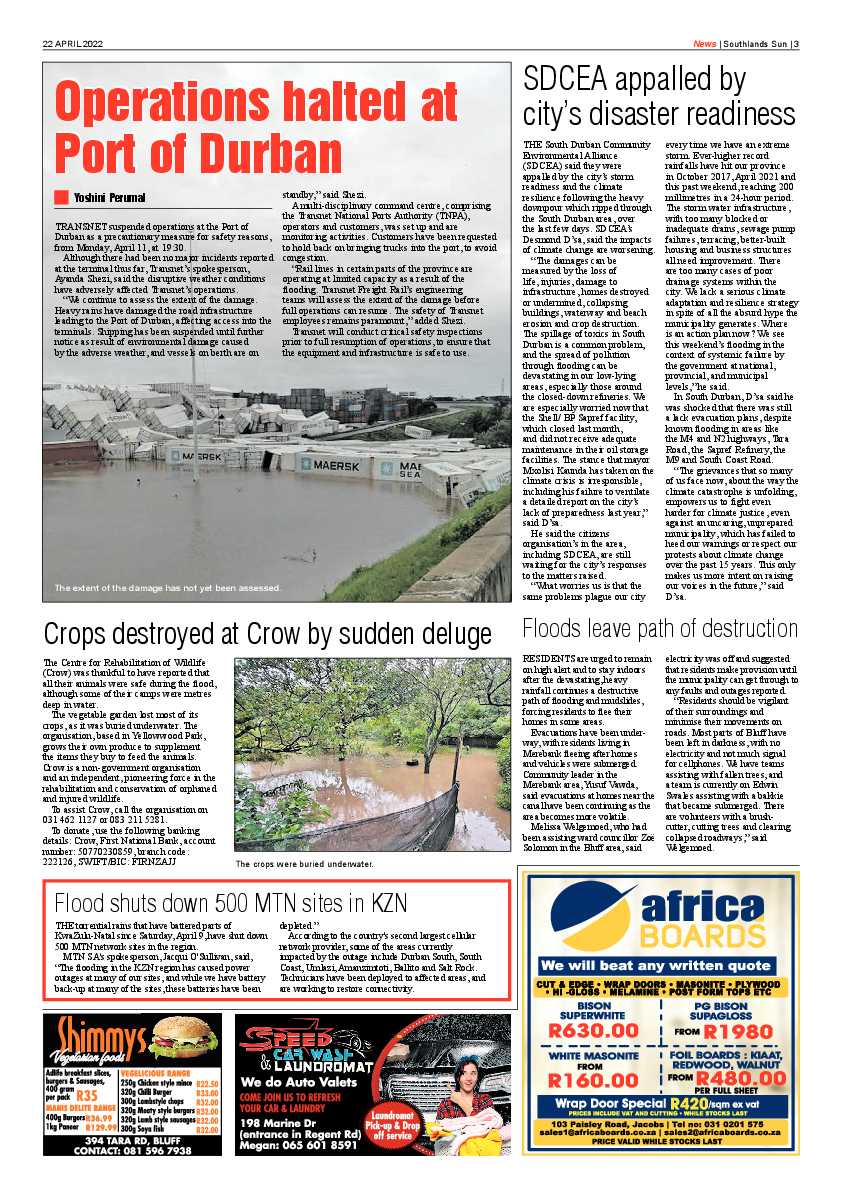 Southlands Sun 22 April 2022 page 3