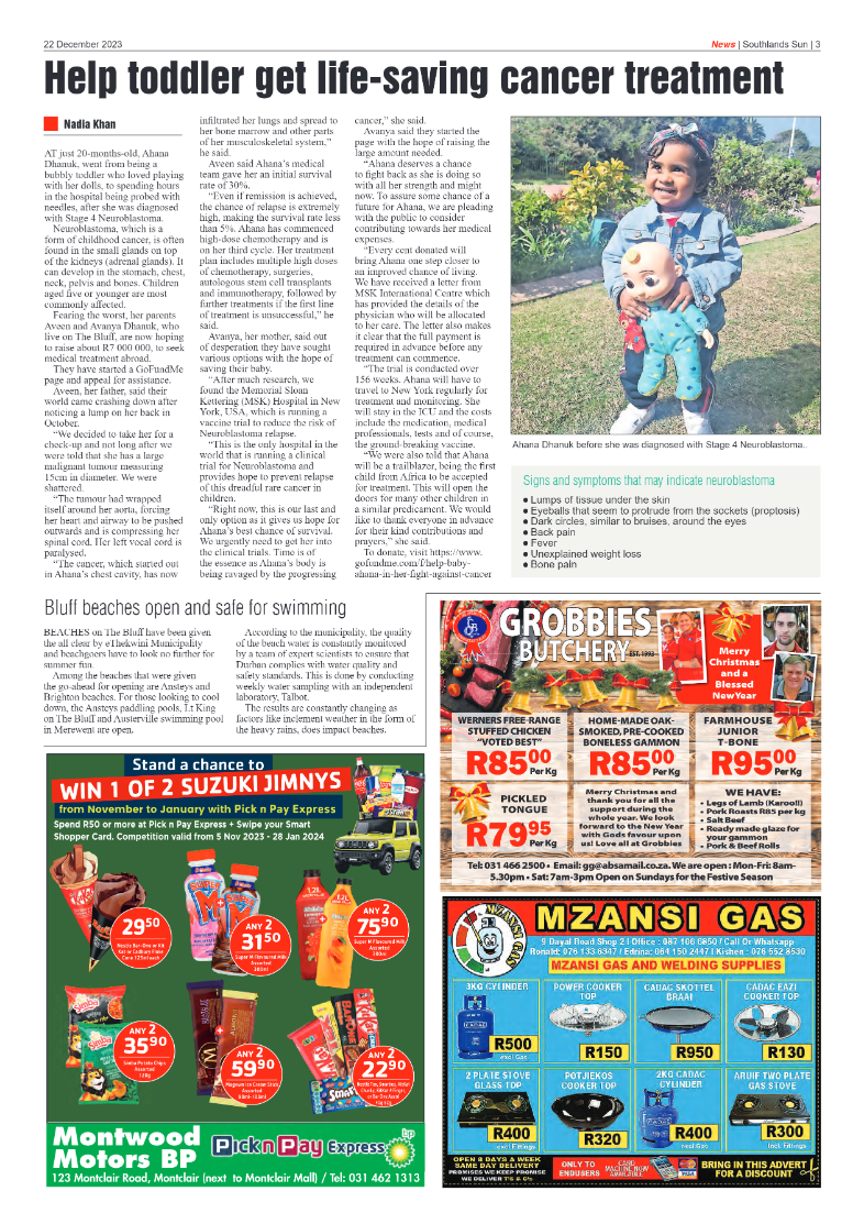 Southlands Sun 22 December 2023 page 3