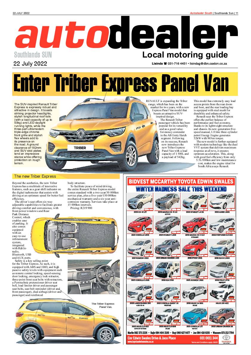 Southlands Sun 22 July 2022 page 11