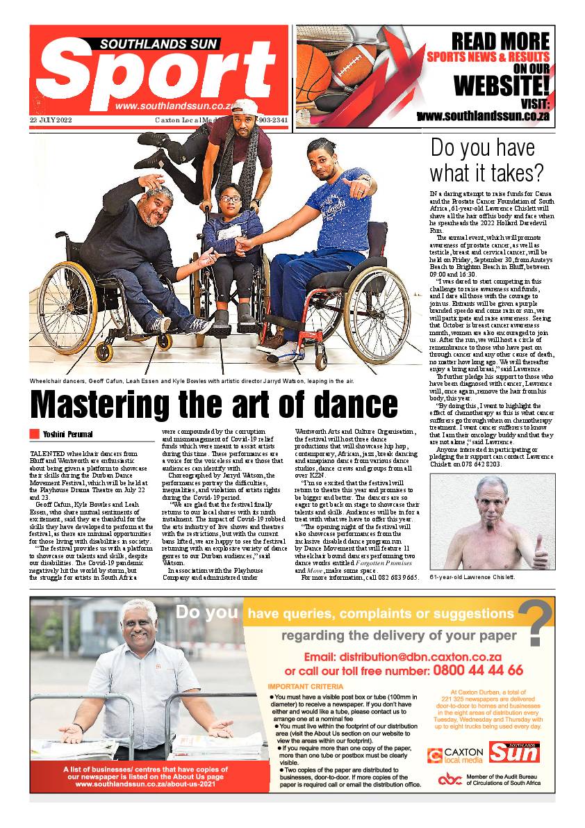 Southlands Sun 22 July 2022 page 12