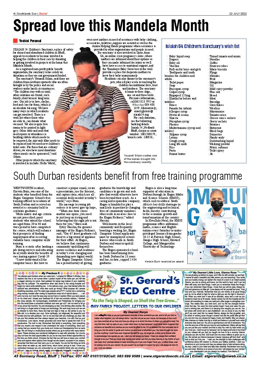 Southlands Sun 22 July 2022 page 4
