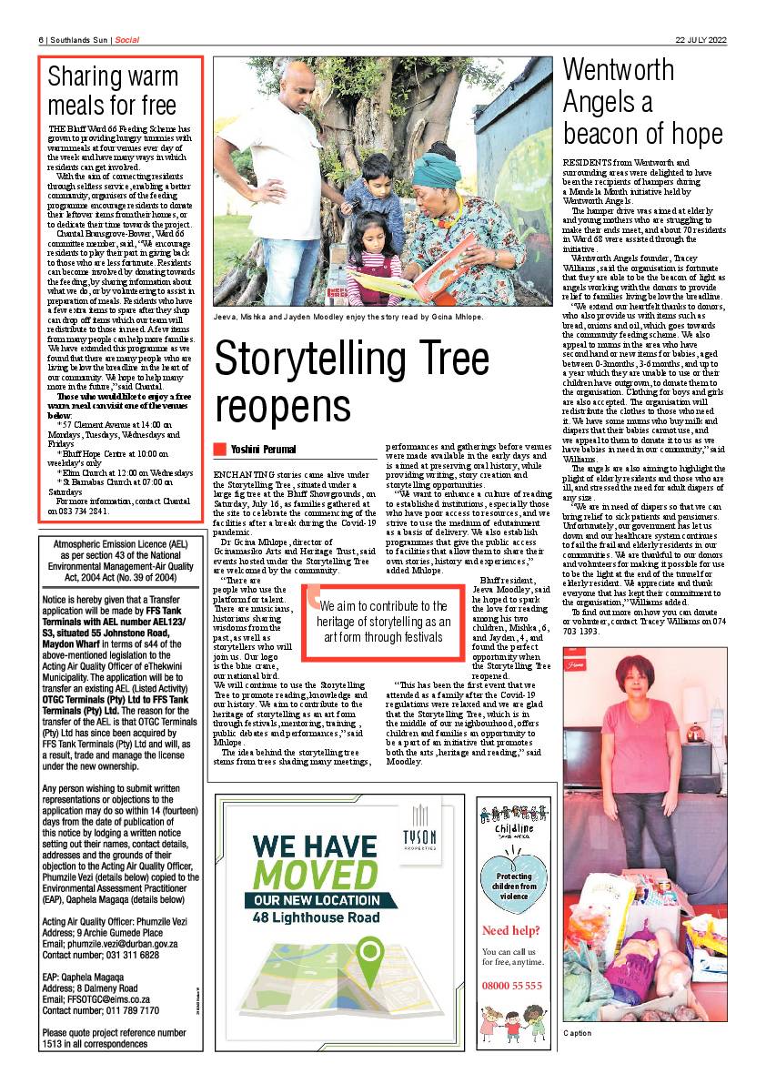 Southlands Sun 22 July 2022 page 6