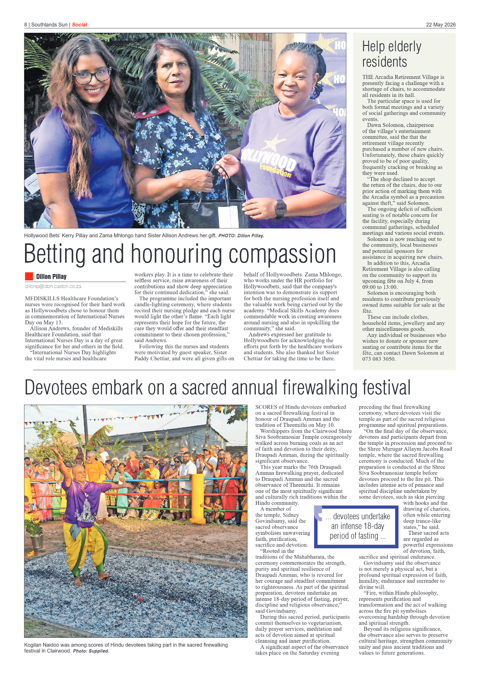 Southlands Sun 22 May 2026 page 8