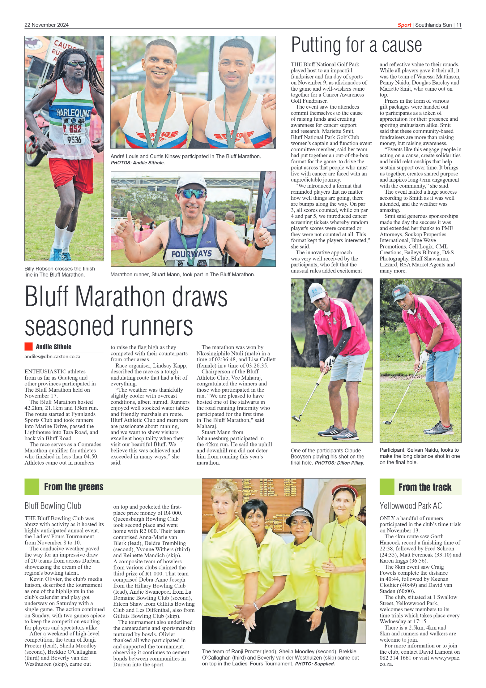 Southlands Sun 22 November 2024 page 11