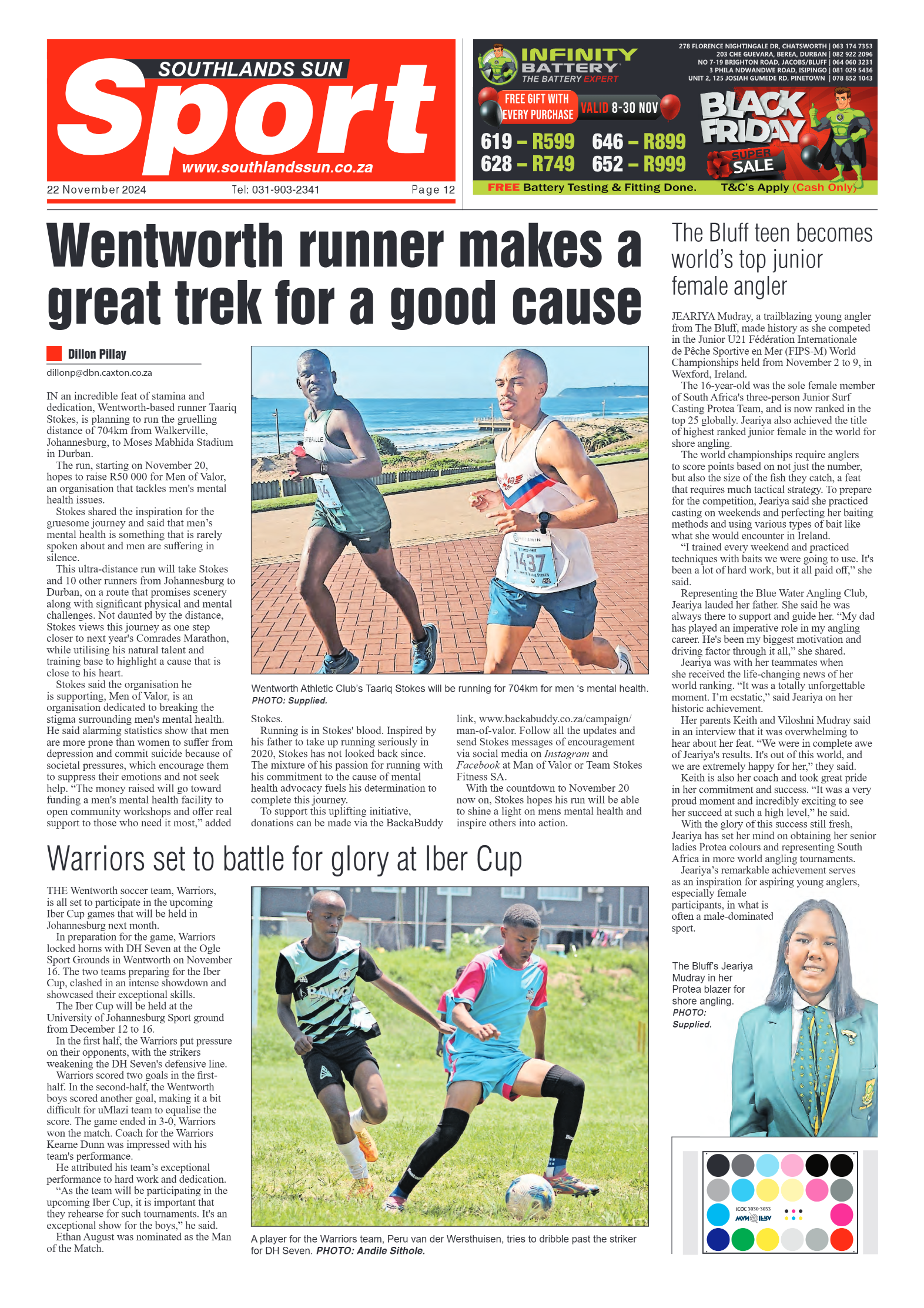 Southlands Sun 22 November 2024 page 12
