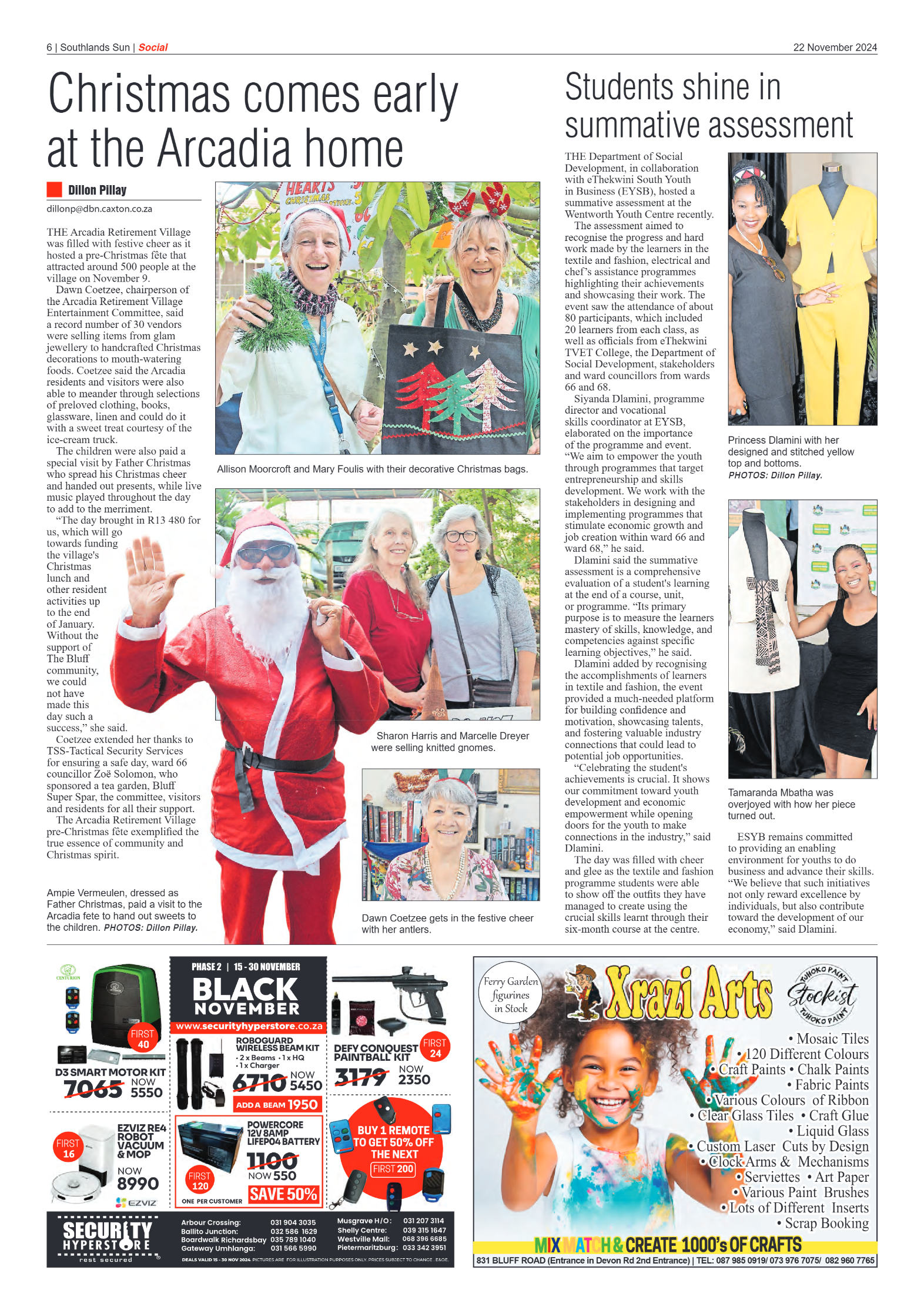 Southlands Sun 22 November 2024 page 6