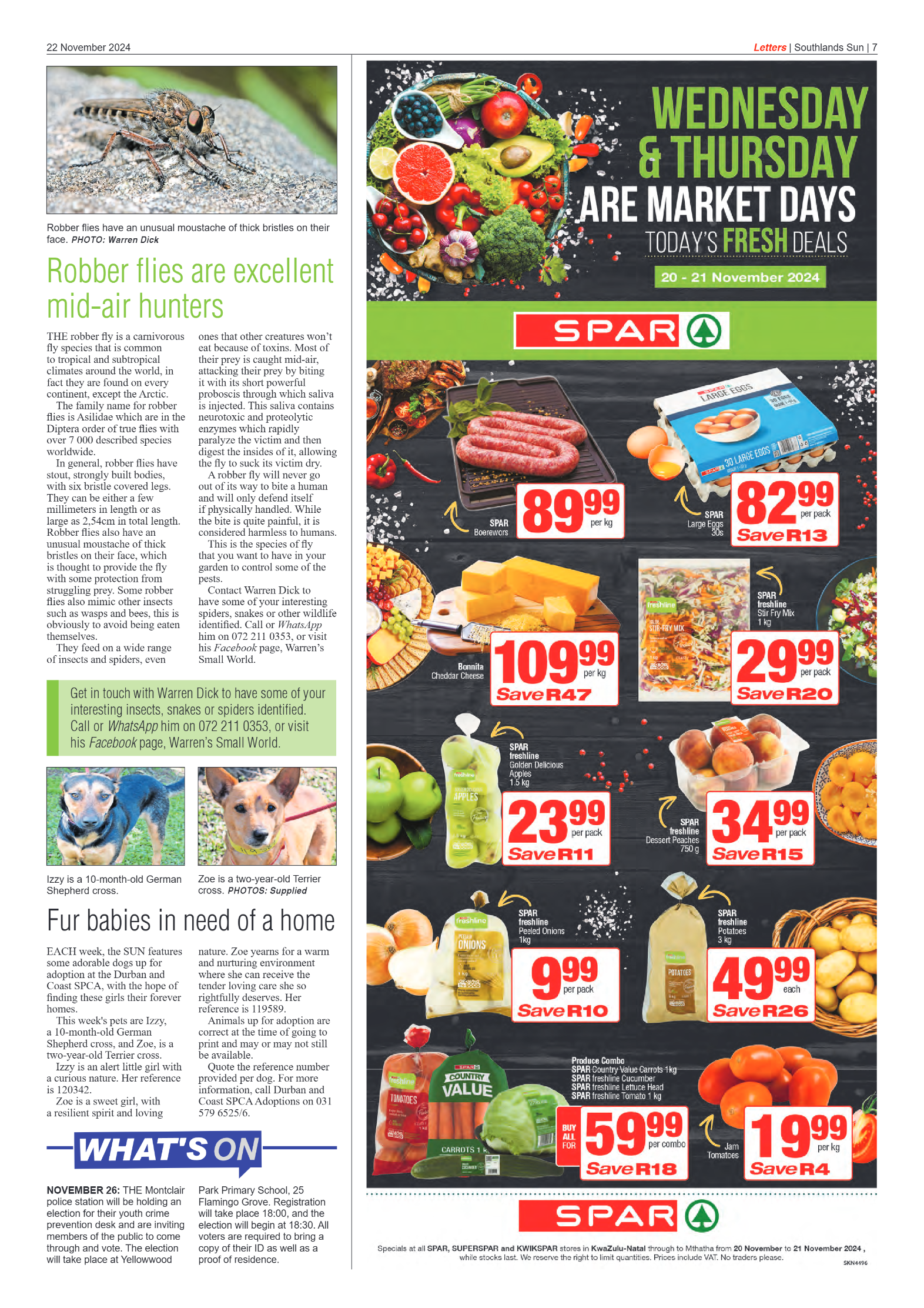 Southlands Sun 22 November 2024 page 7