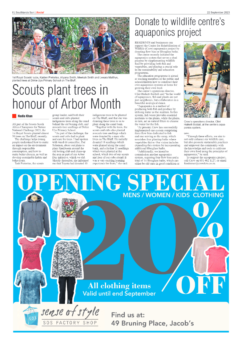 Southlands Sun 22 September 2023 page 6