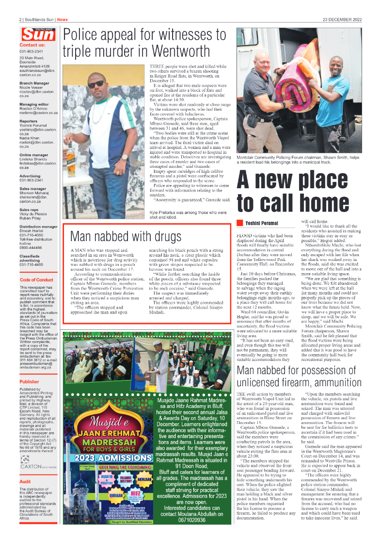 Southlands Sun 23 December 2022 page 2