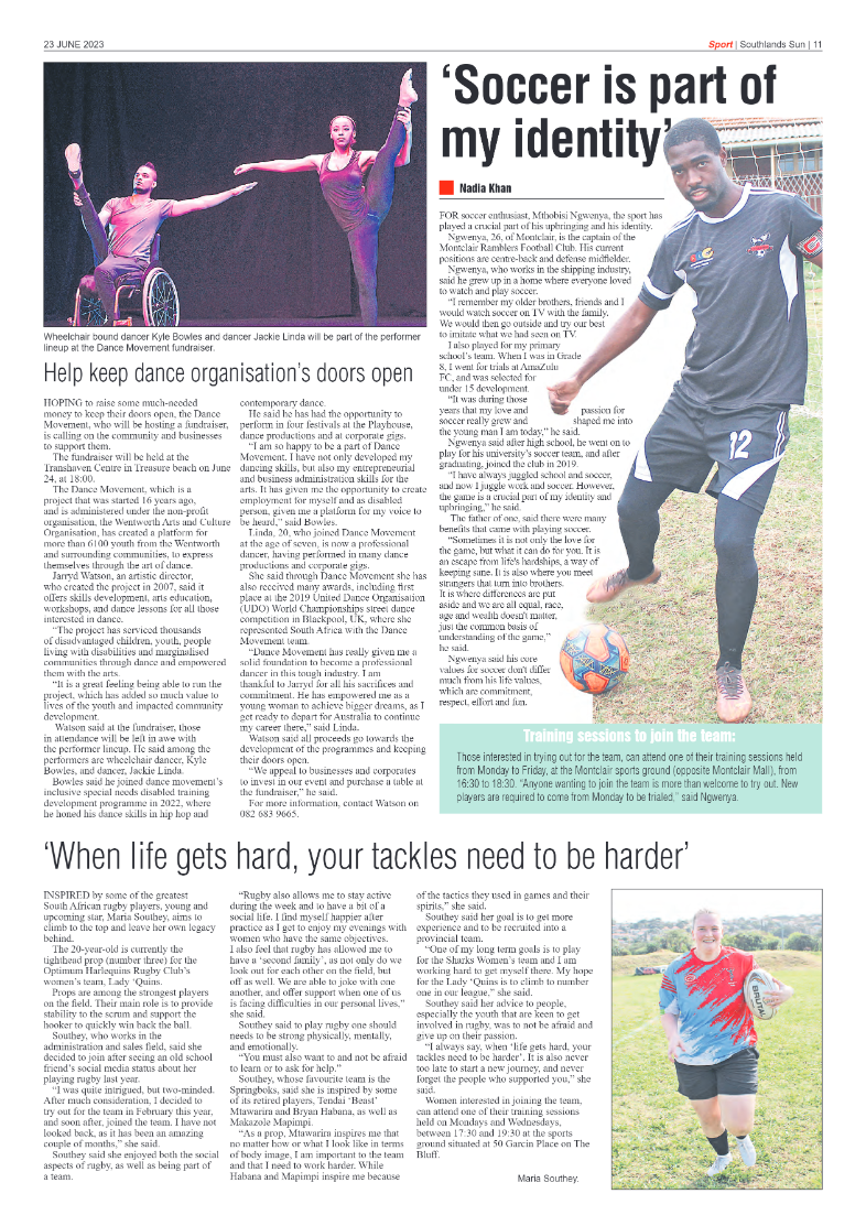 Southlands Sun 23 June 2023 page 11