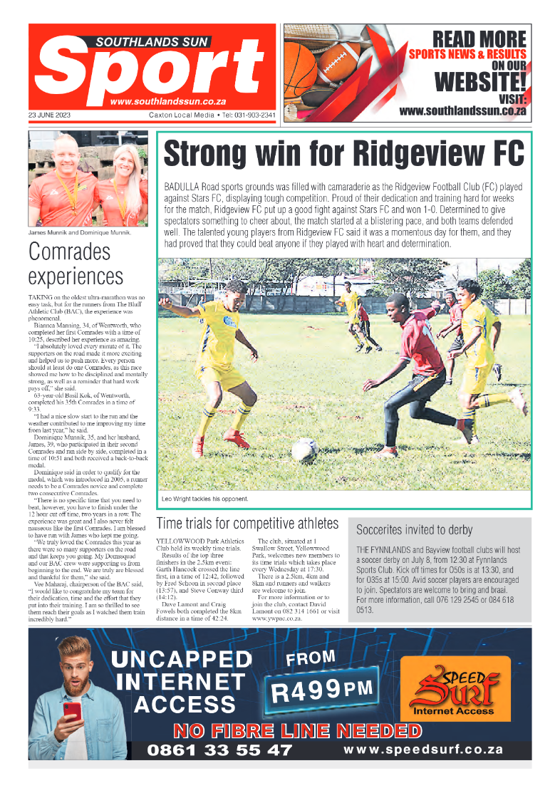 Southlands Sun 23 June 2023 page 12
