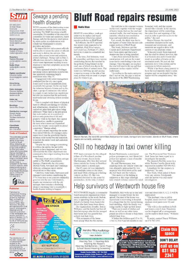Southlands Sun 23 June 2023 page 2