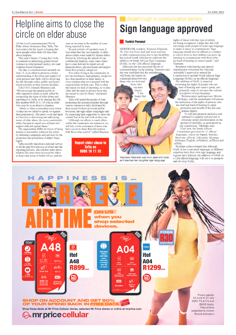 Southlands Sun 23 June 2023 page 4