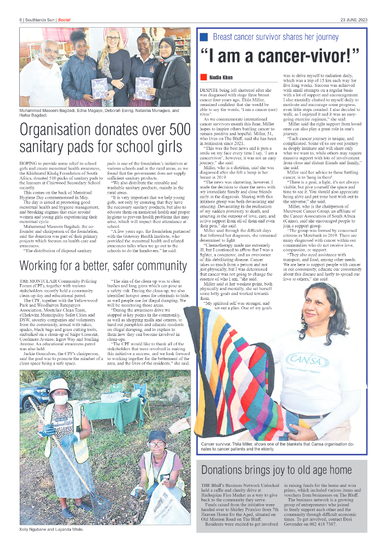 Southlands Sun 23 June 2023 page 6