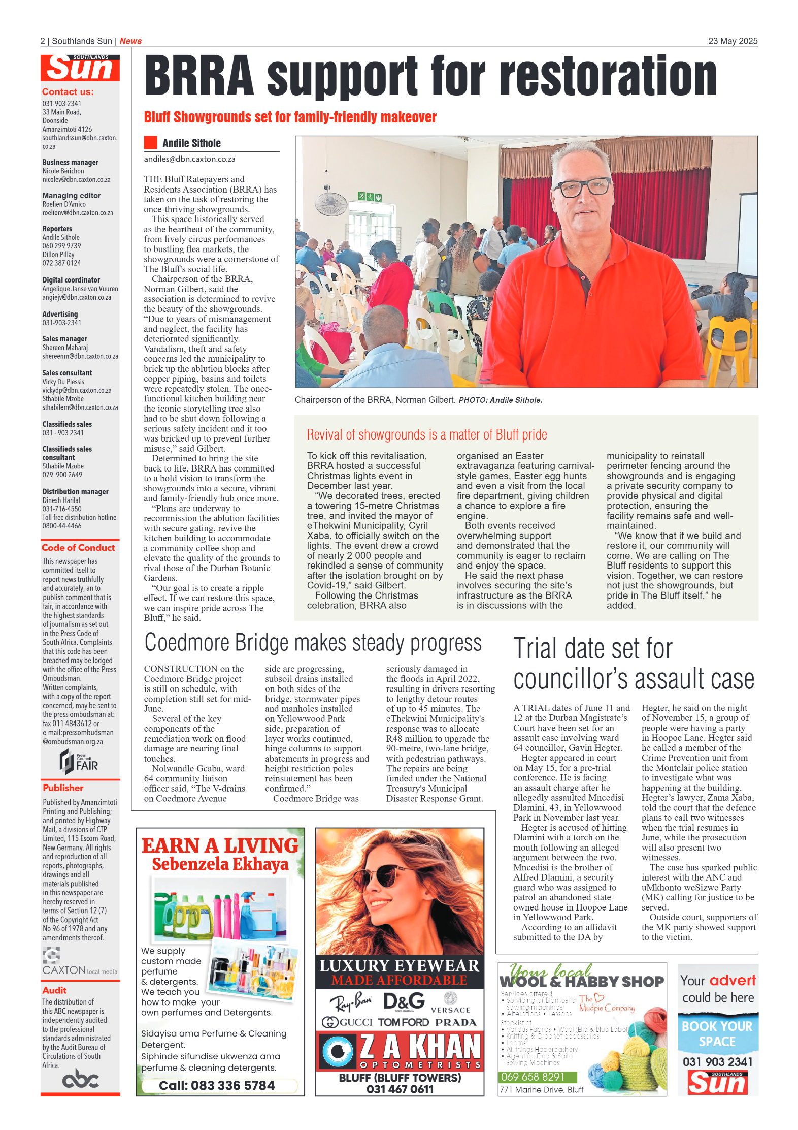 Southlands Sun 23 May 2025 page 2