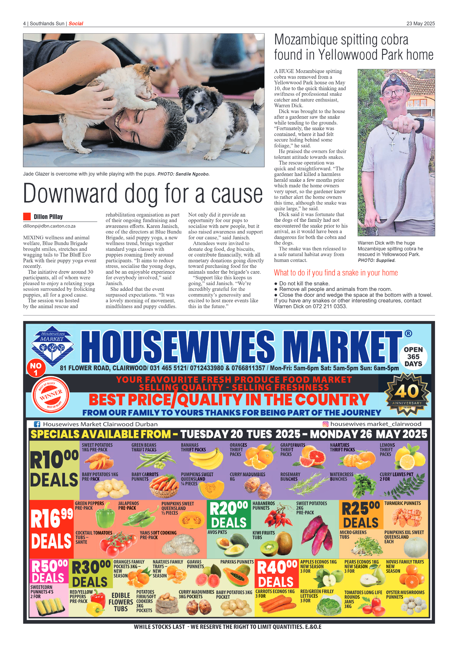 Southlands Sun 23 May 2025 page 4