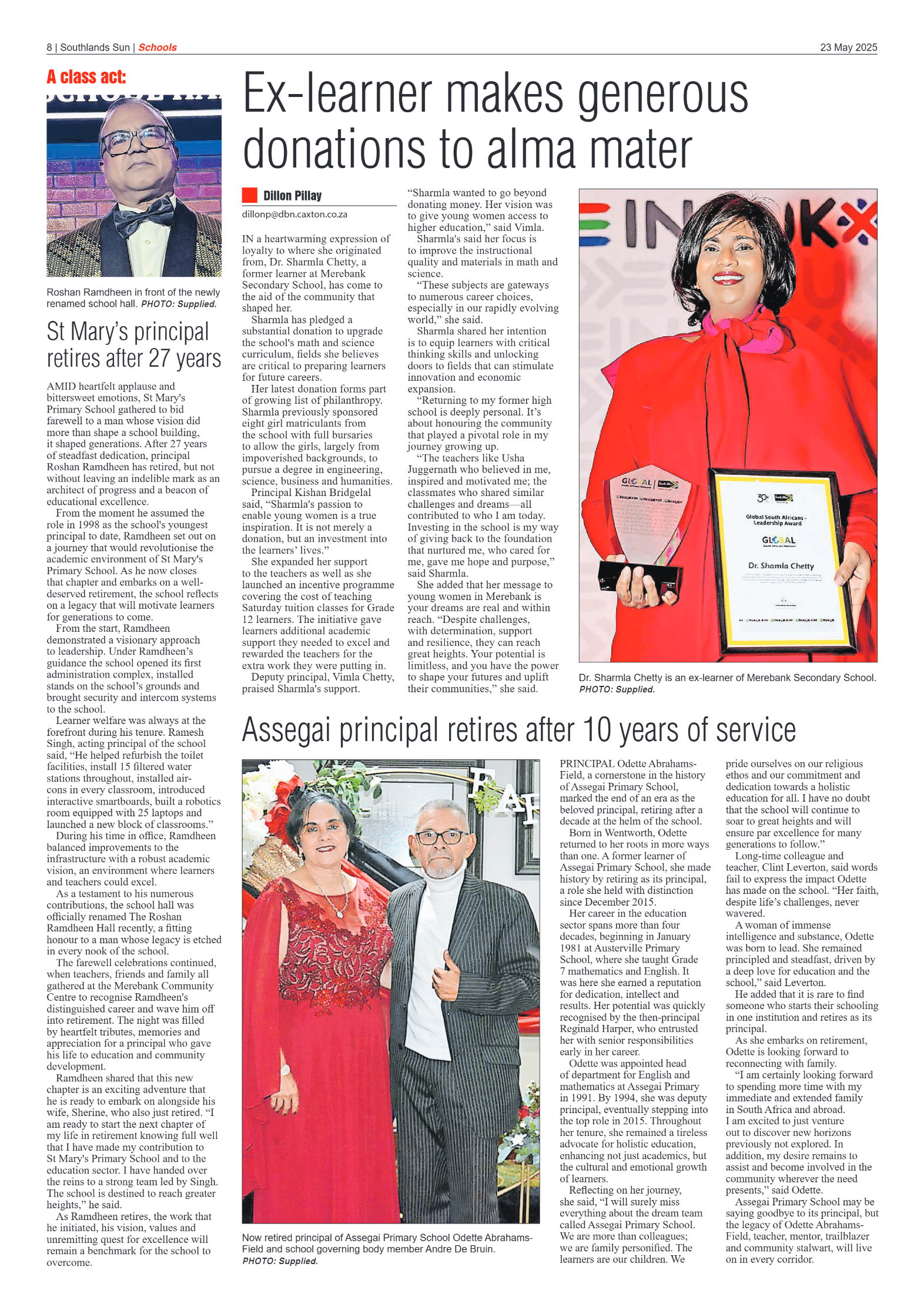 Southlands Sun 23 May 2025 page 8